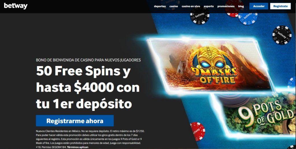 Betway Casino México