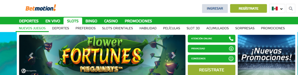 Ingresa en Betmotion casino y aprovecha todos los beneficios que ofrece